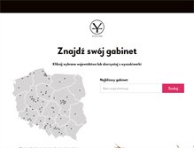 Tablet Screenshot of gabinety.yasumi.pl